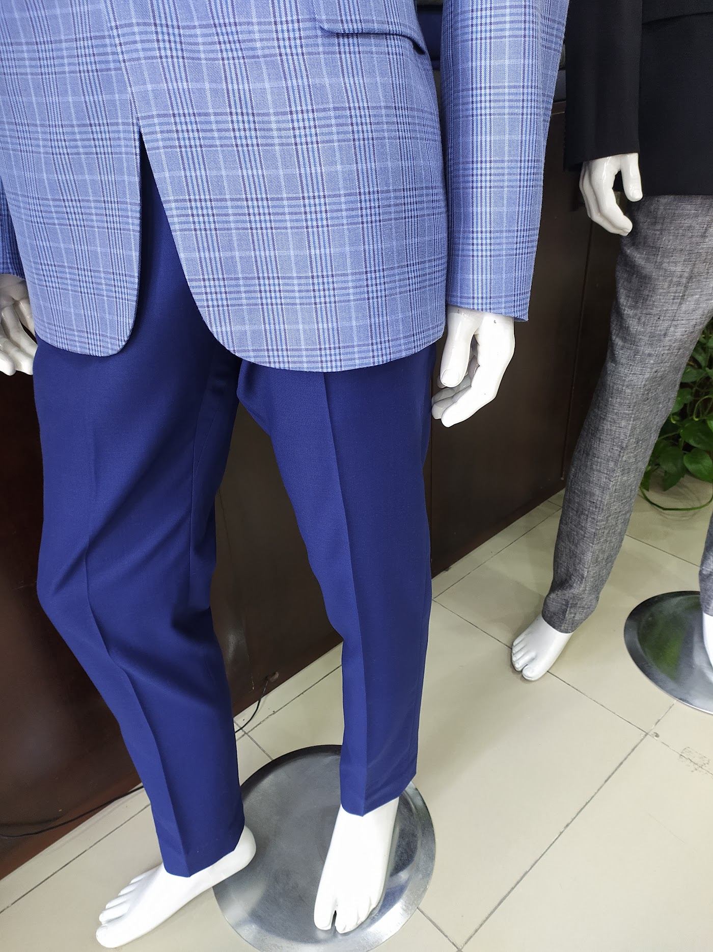 Bespoke checked suit